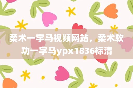 柔术一字马视频网站，柔术软功一字马ypx1836标清