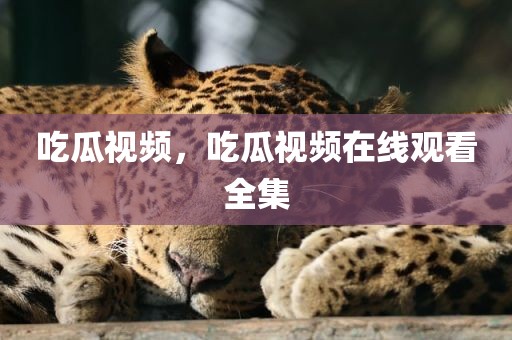 吃瓜视频，吃瓜视频在线观看全集