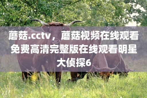 蘑菇.cctv，蘑菇视频在线观看免费高清完整版在线观看明星大侦探6