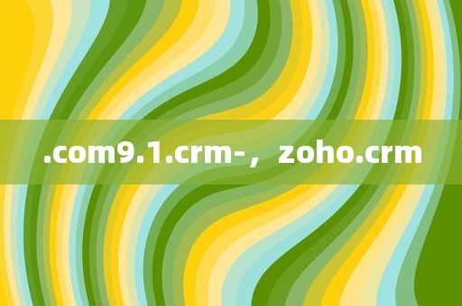 .com9.1.crm-，zoho.crm