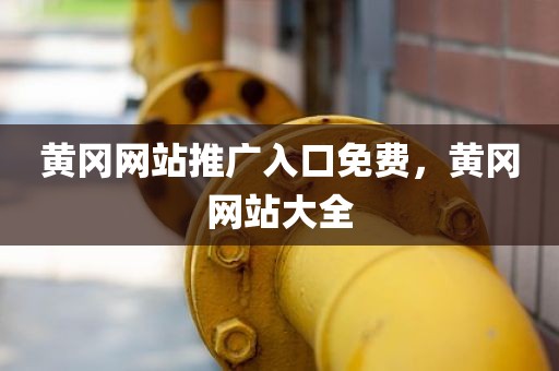 黄冈网站推广入口免费，黄冈网站大全