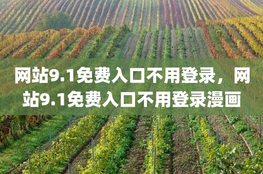 网站9.1免费入口不用登录，网站9.1免费入口不用登录漫画