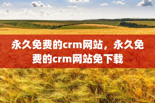 永久免费的crm网站，永久免费的crm网站免下载