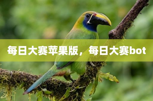 每日大赛苹果版，每日大赛bot