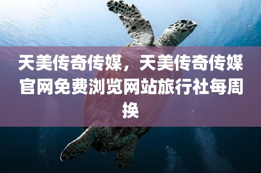 天美传奇传媒，天美传奇传媒官网免费浏览网站旅行社每周换