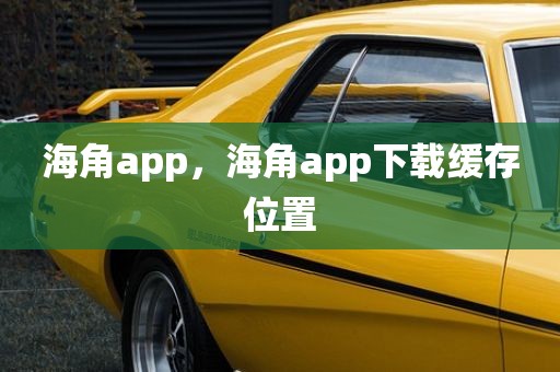 海角app，海角app下载缓存位置