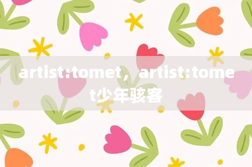 artist:tomet，artist:tomet少年骇客