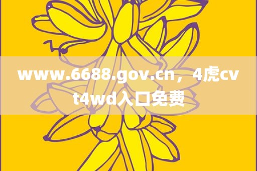 www.6688.gov.cn，4虎cvt4wd入口免费