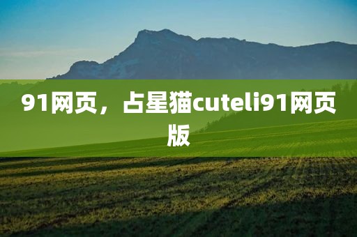 91网页，占星猫cuteli91网页版