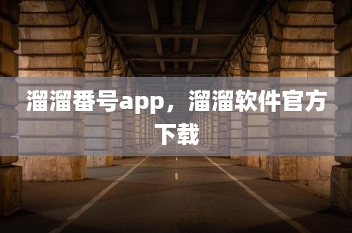 溜溜番号app，溜溜软件官方下载