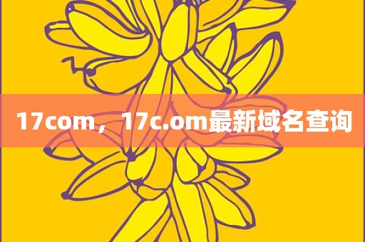17com，17c.om最新域名查询