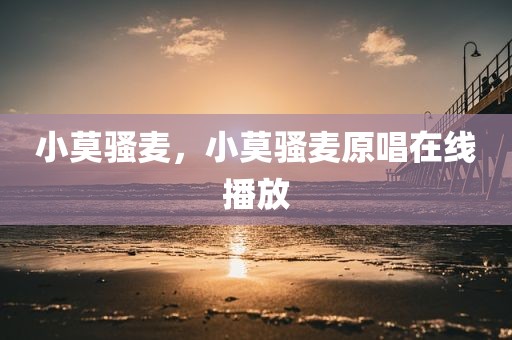 小莫骚麦，小莫骚麦原唱在线播放
