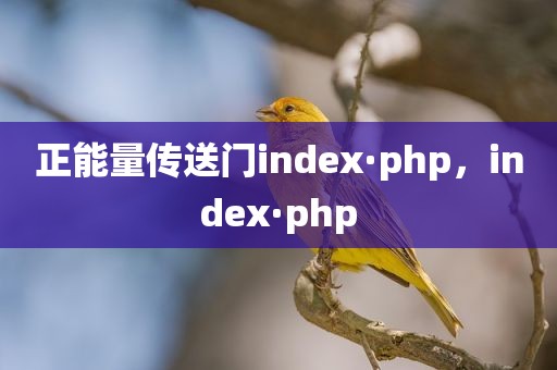正能量传送门index·php，index·php