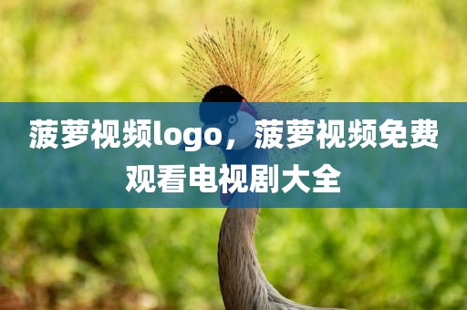 菠萝视频logo，菠萝视频免费观看电视剧大全