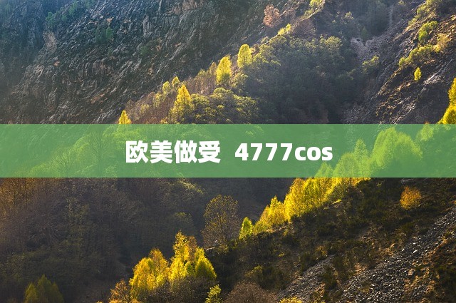 欧美做受  4777cos