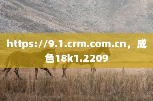 https://9.1.crm.com.cn，成色18k1.2209
