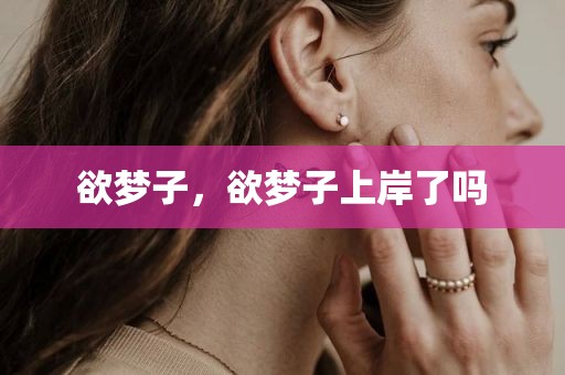 欲梦子，欲梦子上岸了吗