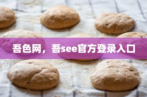 吾色网，吾see官方登录入口
