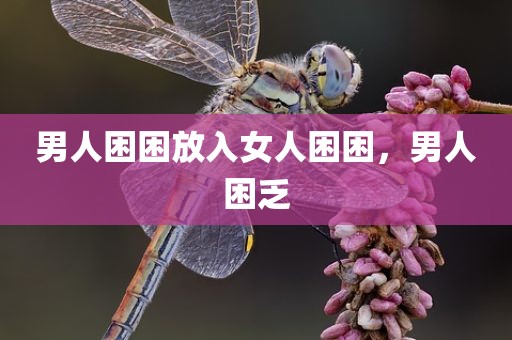 男人困困放入女人困困，男人困乏