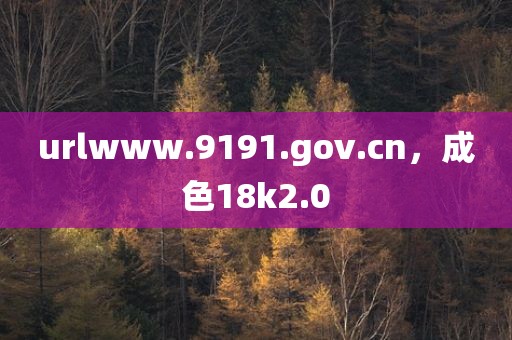 urlwww.9191.gov.cn，成色18k2.0
