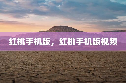 红桃手机版，红桃手机版视频