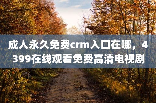 成人永久免费crm入口在哪，4399在线观看免费高清电视剧
