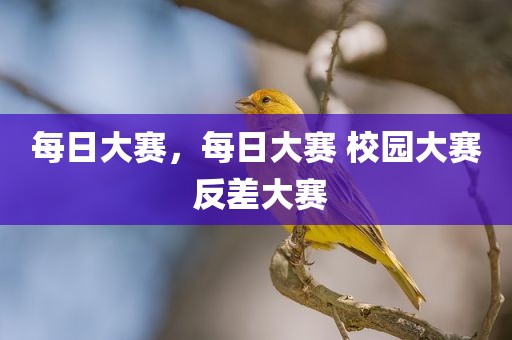 每日大赛，每日大赛 校园大赛 反差大赛
