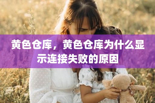 黄色仓库，黄色仓库为什么显示连接失败的原因