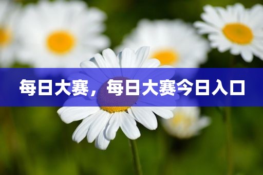 每日大赛，每日大赛今日入口