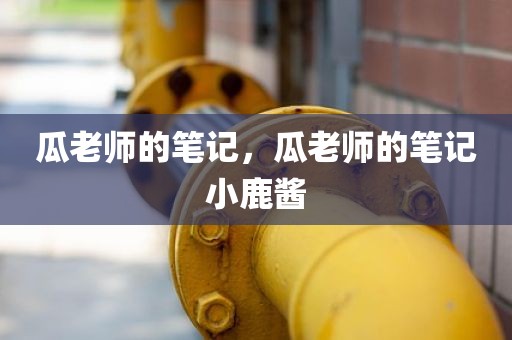 瓜老师的笔记，瓜老师的笔记小鹿酱