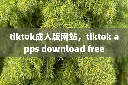 tiktok成人版网站，tiktok apps download free