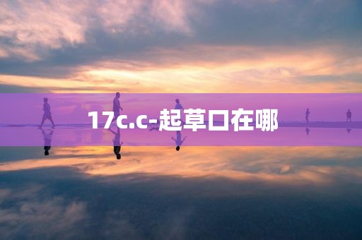 17c.c-起草口在哪