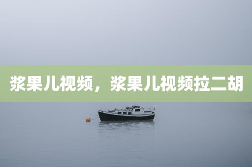 浆果儿视频，浆果儿视频拉二胡