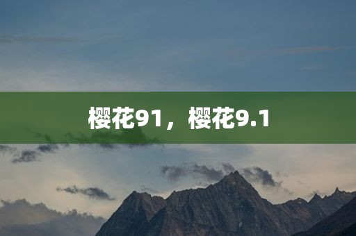 樱花91，樱花9.1