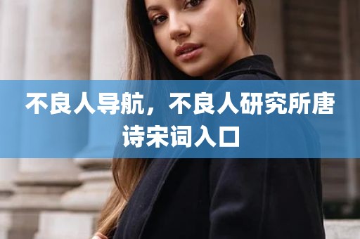不良人导航，不良人研究所唐诗宋词入口