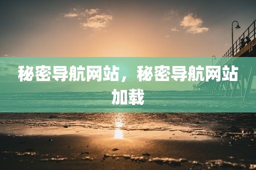 秘密导航网站，秘密导航网站加载
