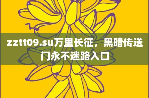 zztt09.su万里长征，黑暗传送门永不迷路入口