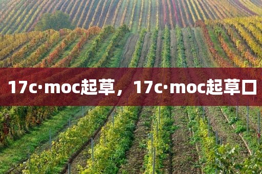 17c·moc起草，17c·moc起草口