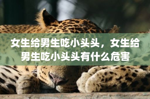 女生给男生吃小头头，女生给男生吃小头头有什么危害