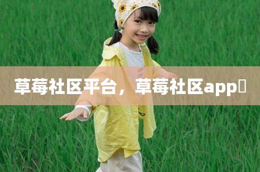 草莓社区平台，草莓社区app 