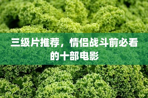 三级片推荐，情侣战斗前必看的十部电影
