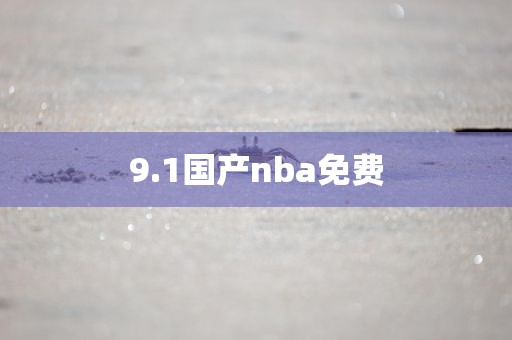 9.1国产nba免费