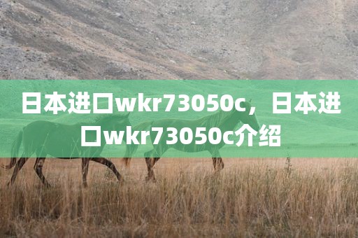 日本进口wkr73050c，日本进口wkr73050c介绍