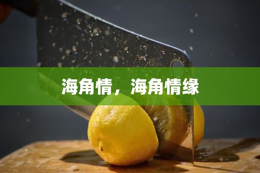 海角情，海角情缘