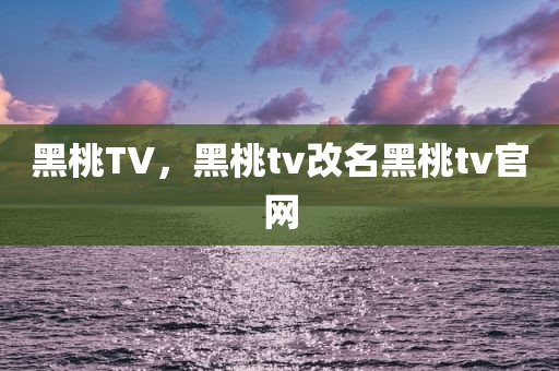 黑桃TV，黑桃tv改名黑桃tv官网