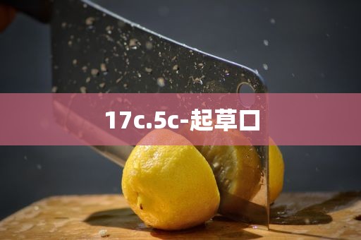 17c.5c-起草口