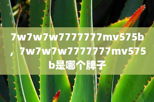 7w7w7w7777777mv575b，7w7w7w7777777mv575b是哪个牌子