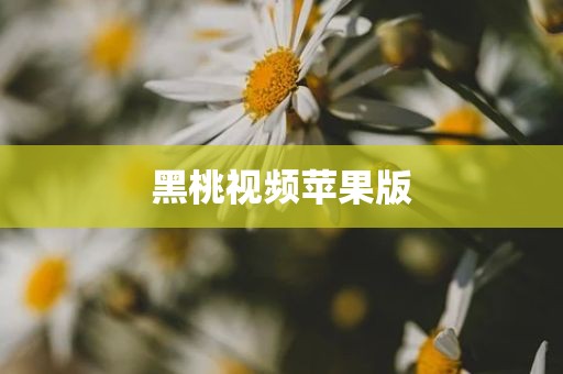 黑桃视频苹果版