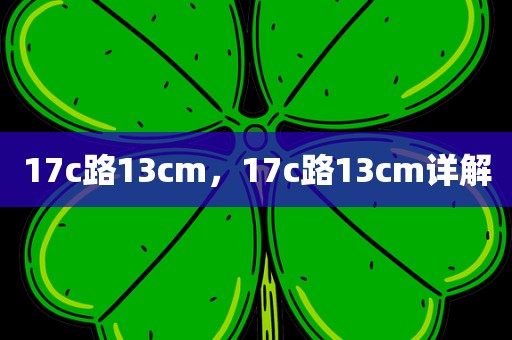 17c路13cm，17c路13cm详解