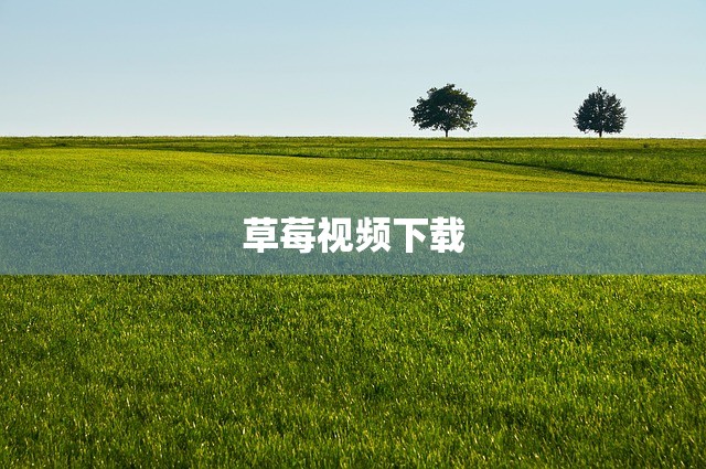 草莓视频下载